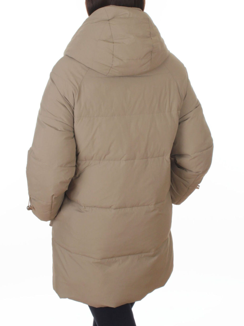 H781 DK. BEIGE Куртка зимняя женская (200 гр. холлофайбер) - Фабричный китай фото 6