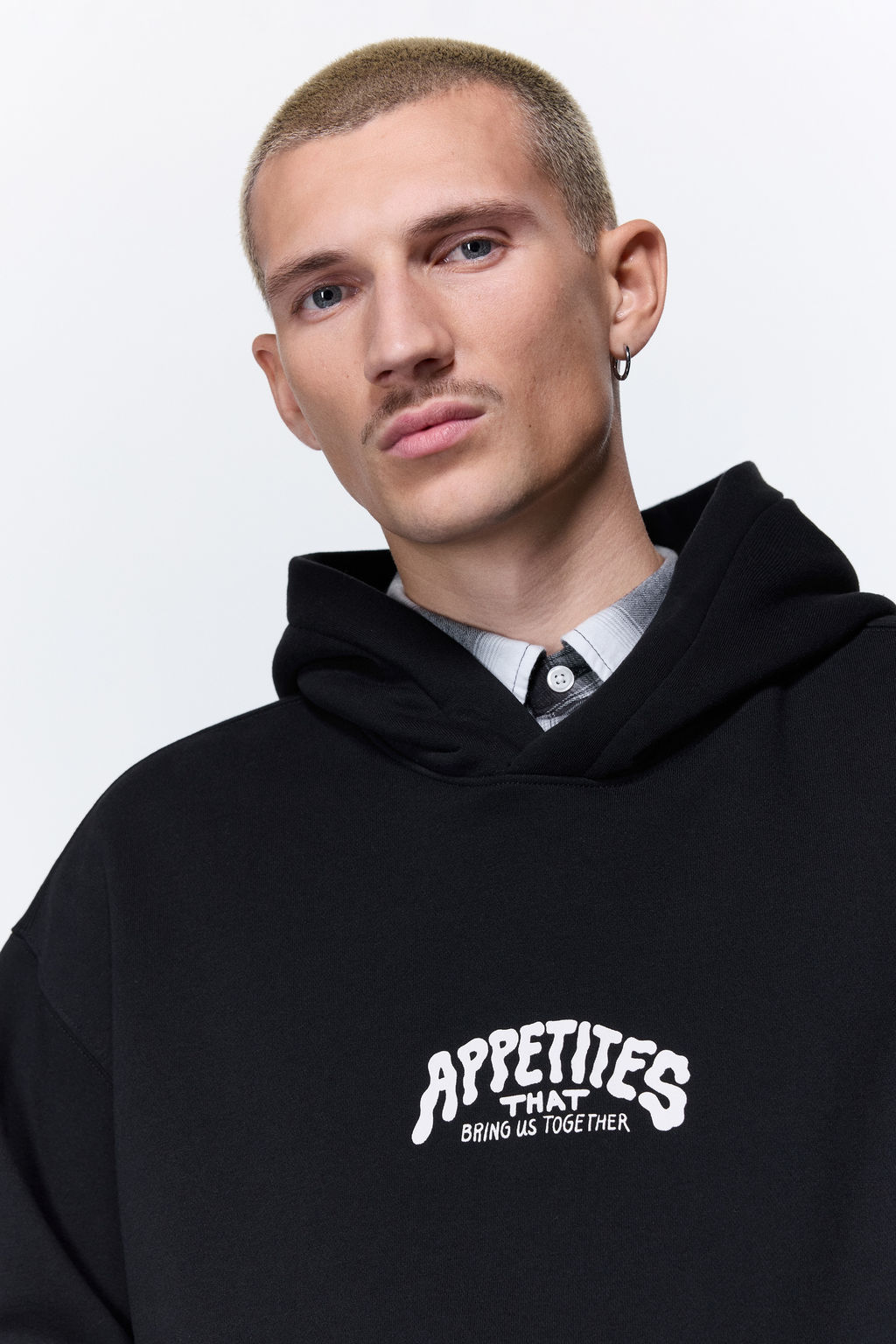 Sudadera con motivo y capucha Relaxed Fit - H&m фото 6
