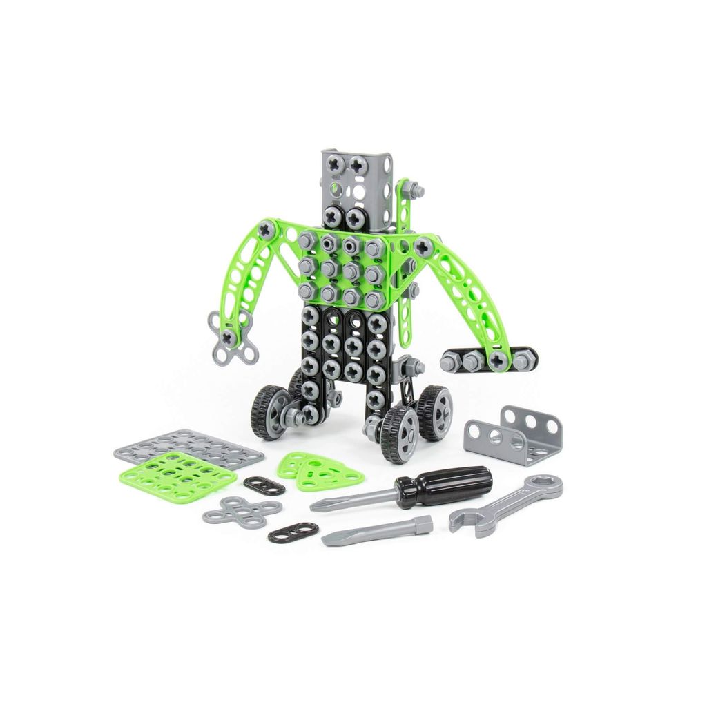 Конструктор Изобретатель (182 элемента) (в коробке) - Полесье фото 3