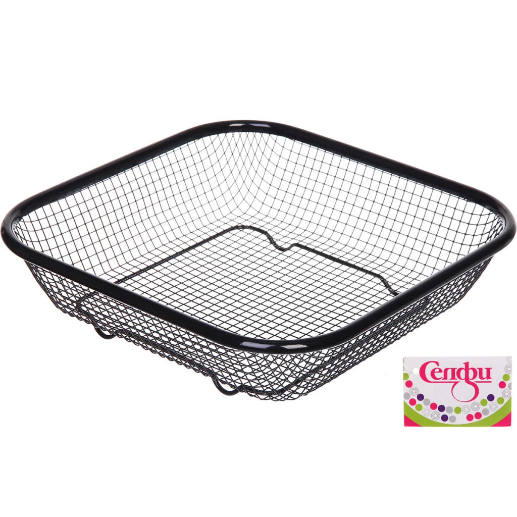 Цена за 2 шт. Фруктовница "Black" 24*24см