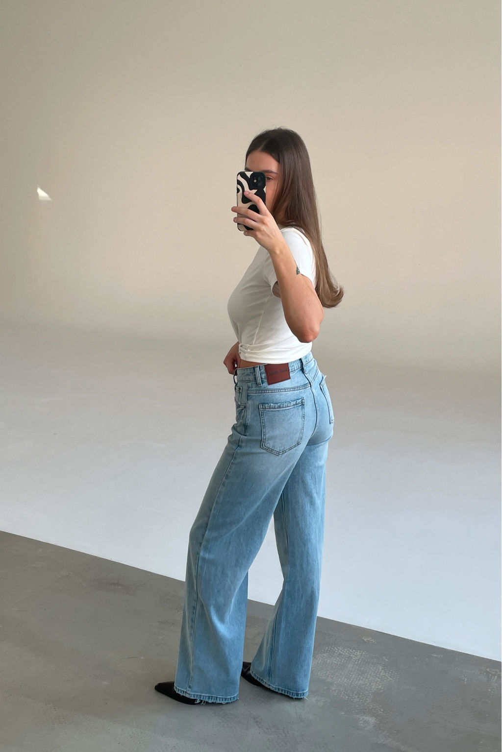 Джинсы прямые Классический голубой - Erist store фото 6