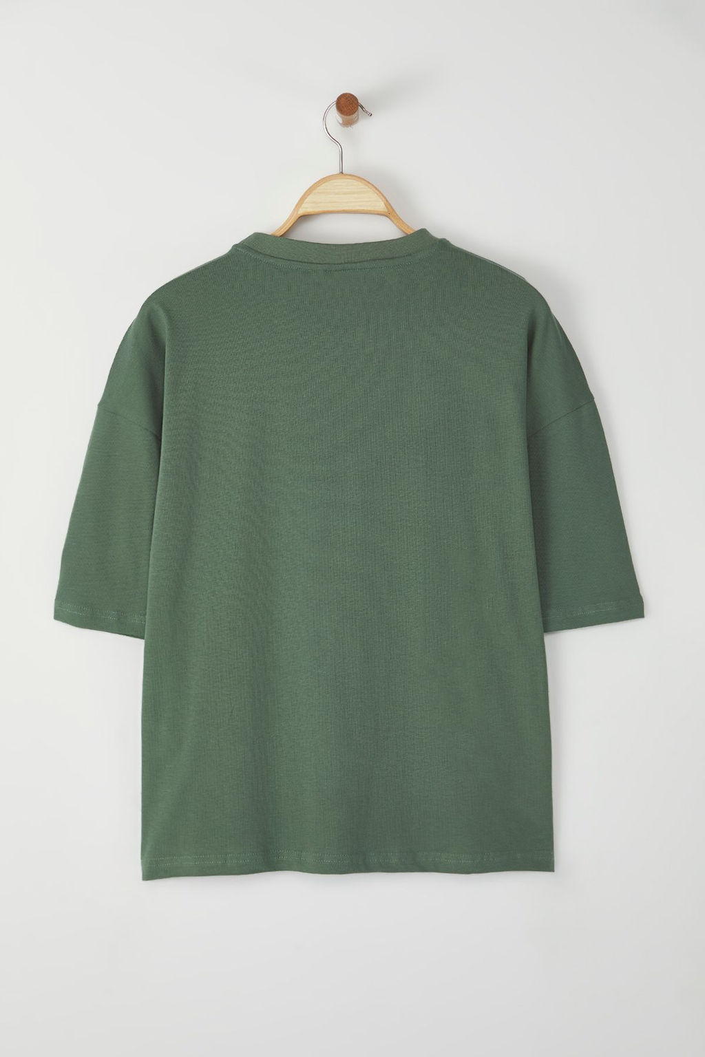 TRENDYOL MAN Siyah Boxy/Kare Kesim %100 Pamuklu Basic T-Shirt TMNSS25TS00162 - Trendyolmilla фото 7