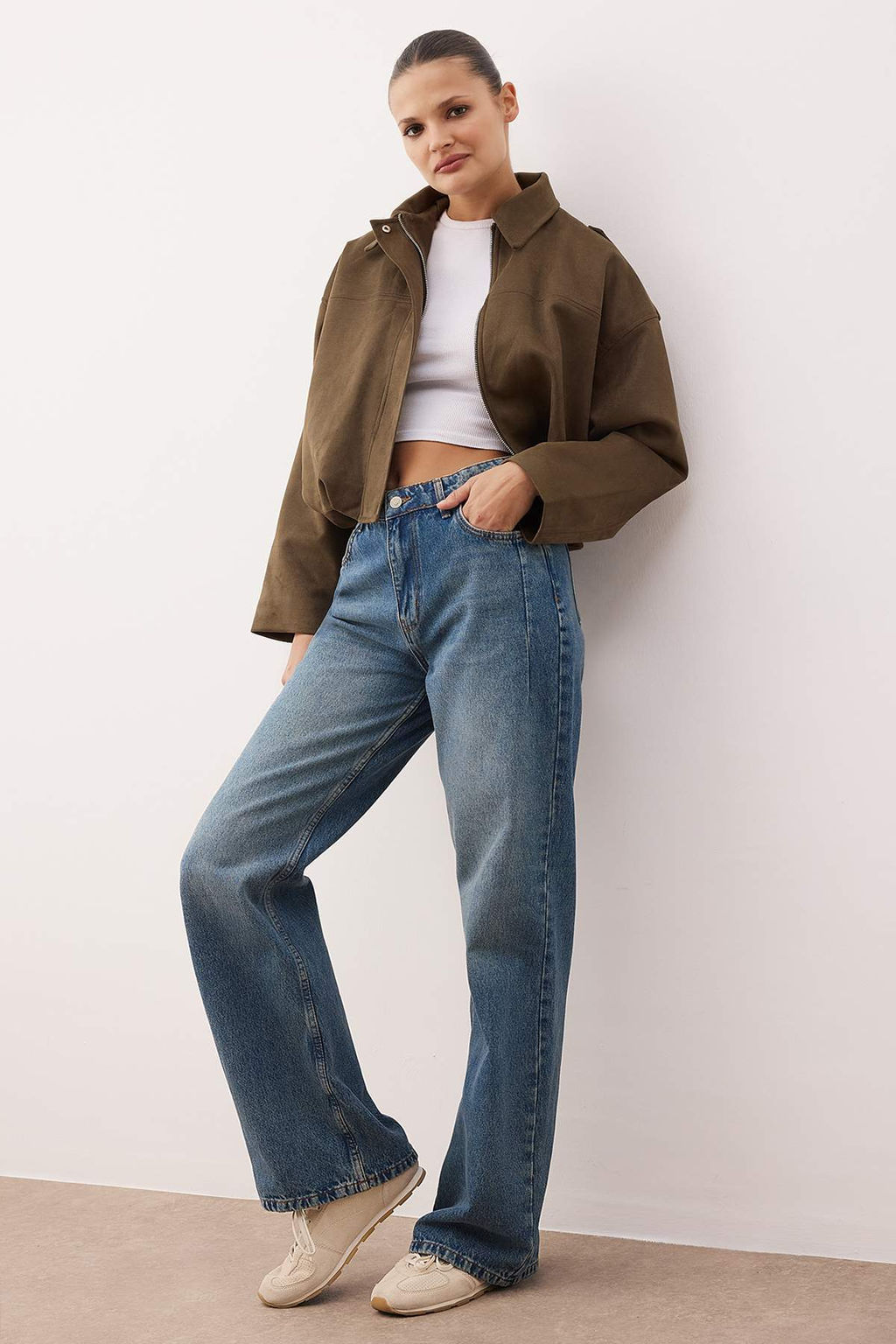 Mavi*001 Yuksek Bel Wide Leg Jeans TWOAW23JE00345