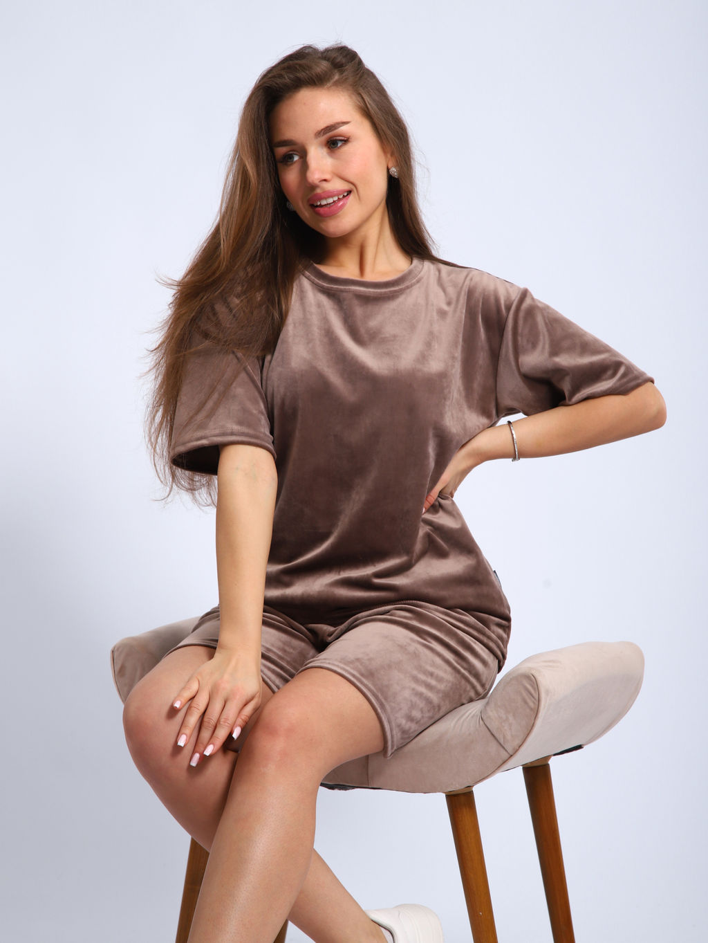 Костюм женский 5-350 из велюра - Новое кимоно фото 31