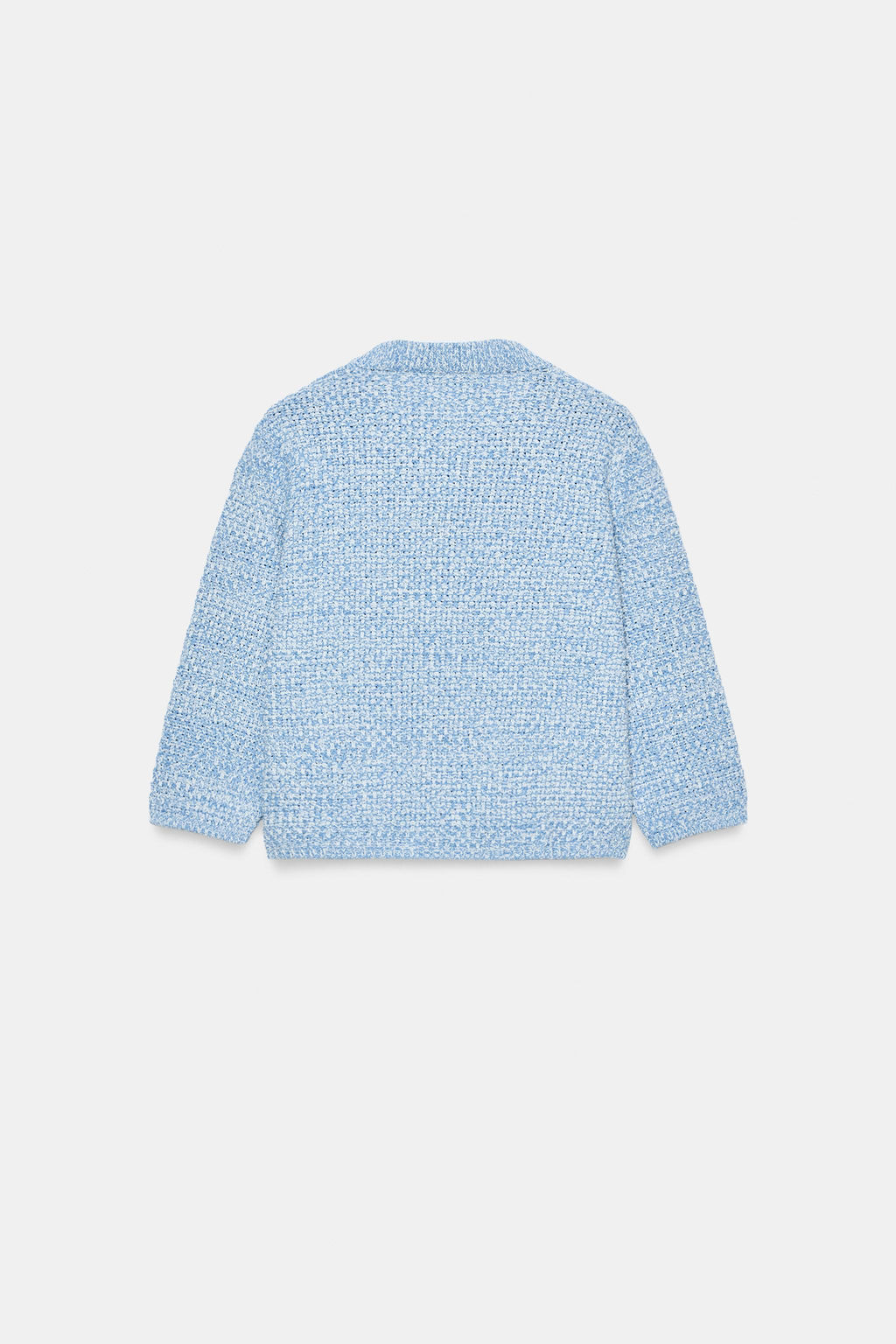 CHAQUETA PUNTO MANGA FRANCESA / Azul cielo - Zara фото 6