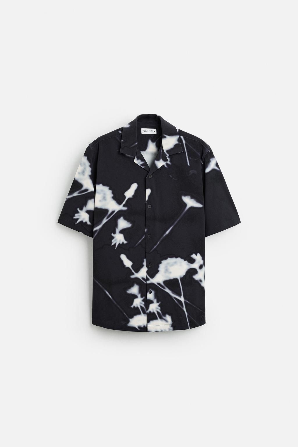 STRETCH FLORAL PRINT SHIRT - Zara фото 6