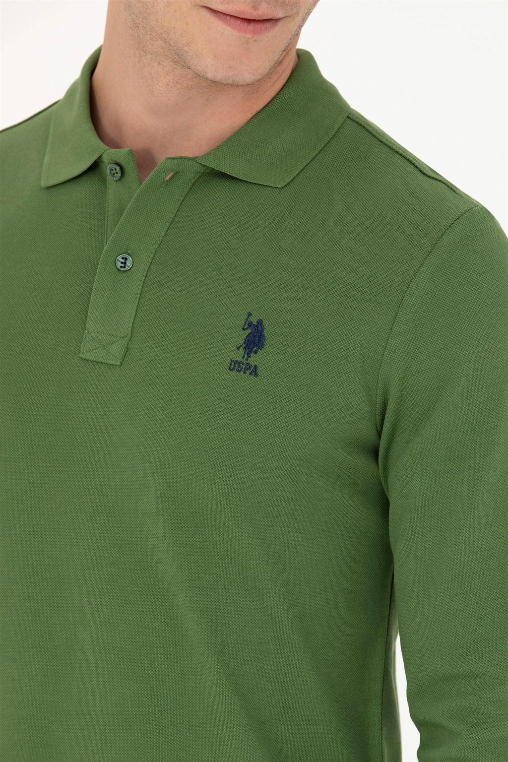 Мужской зеленый базовый свитшот Неожиданная скидка в корзине - U.s. polo assn фото 7