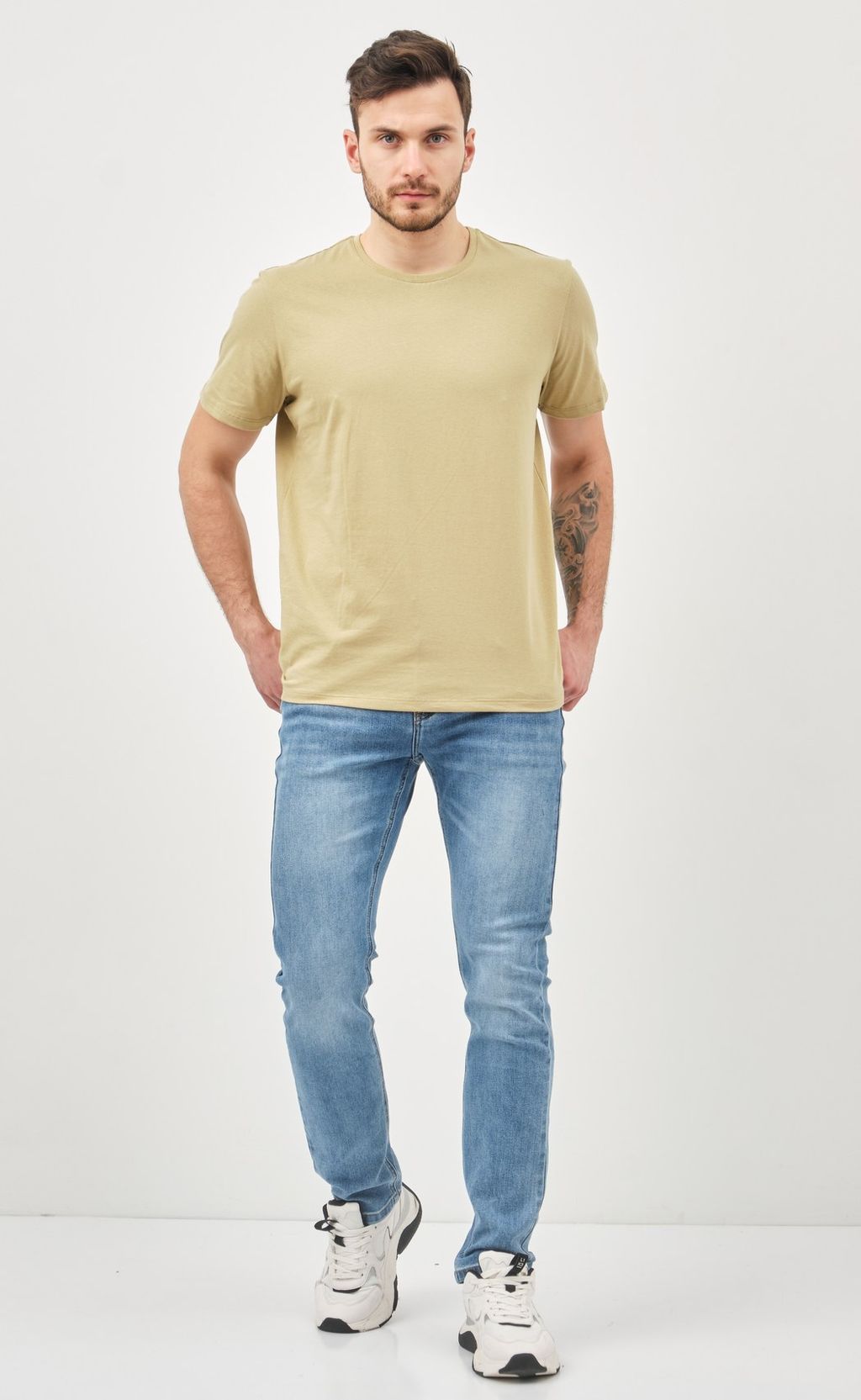 Футболка F911-6000b sand - Fine joyce фото 6