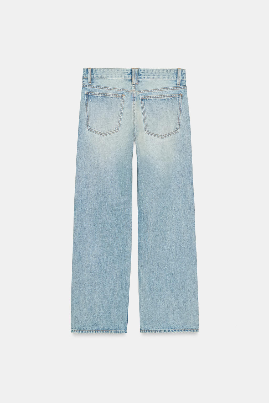 JEANS TRF RECTO TIRO BAJO / Celeste - Zara фото 7