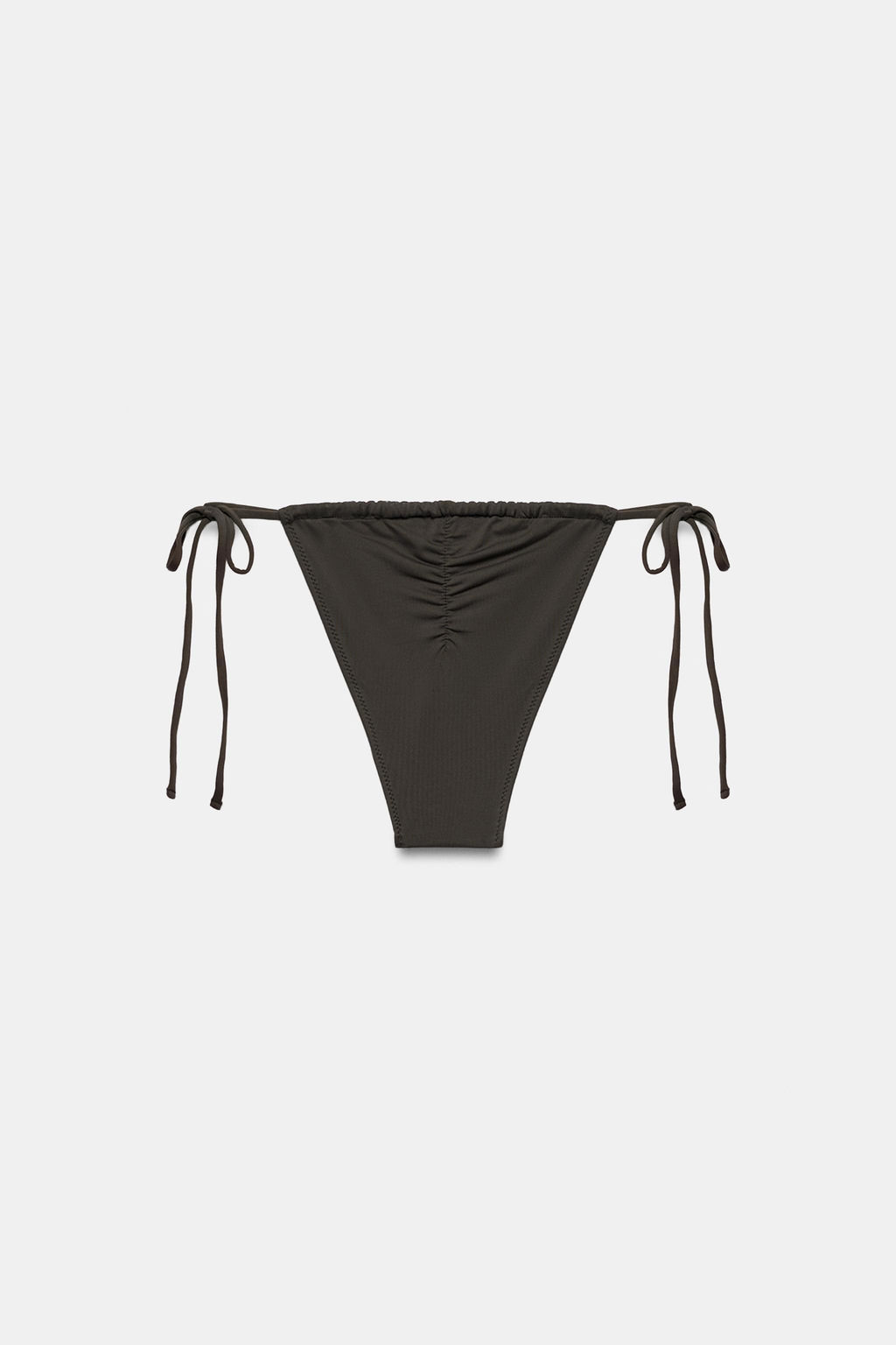 BRAGUITA BIKINI CORTINILLA LAZADAS / Marr?n - Zara фото 9