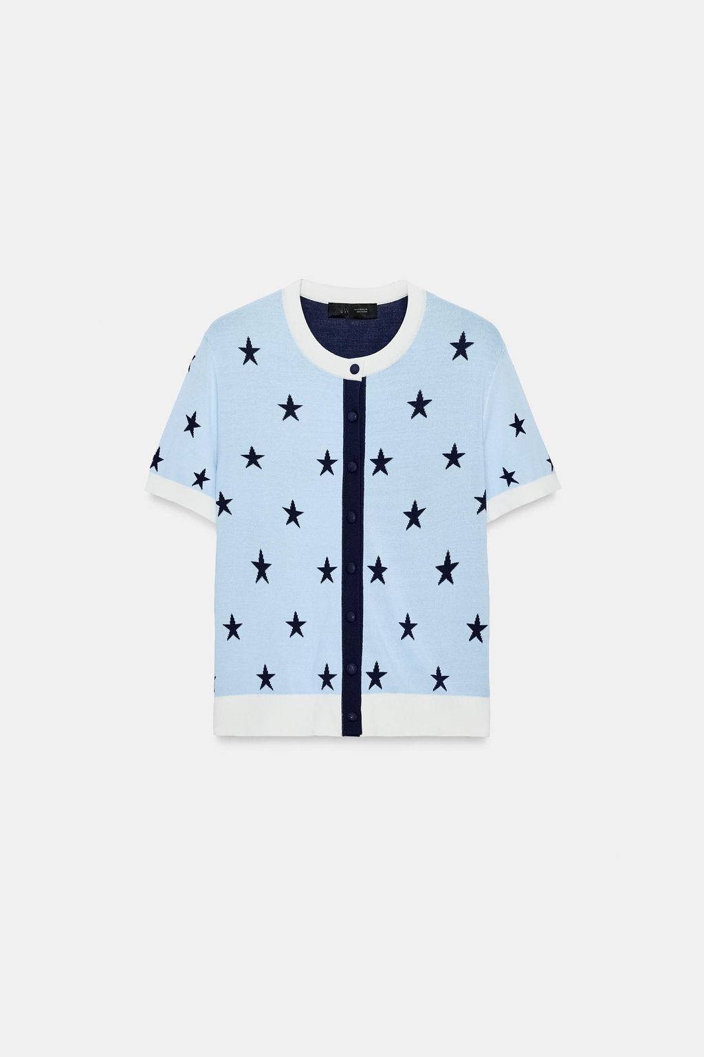 CHAQUETA PUNTO ESTRELLAS / Azul - Zara фото 5