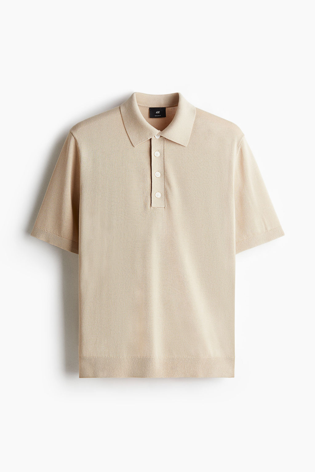 Polo en punto fino Regular Fit - H&m фото 2