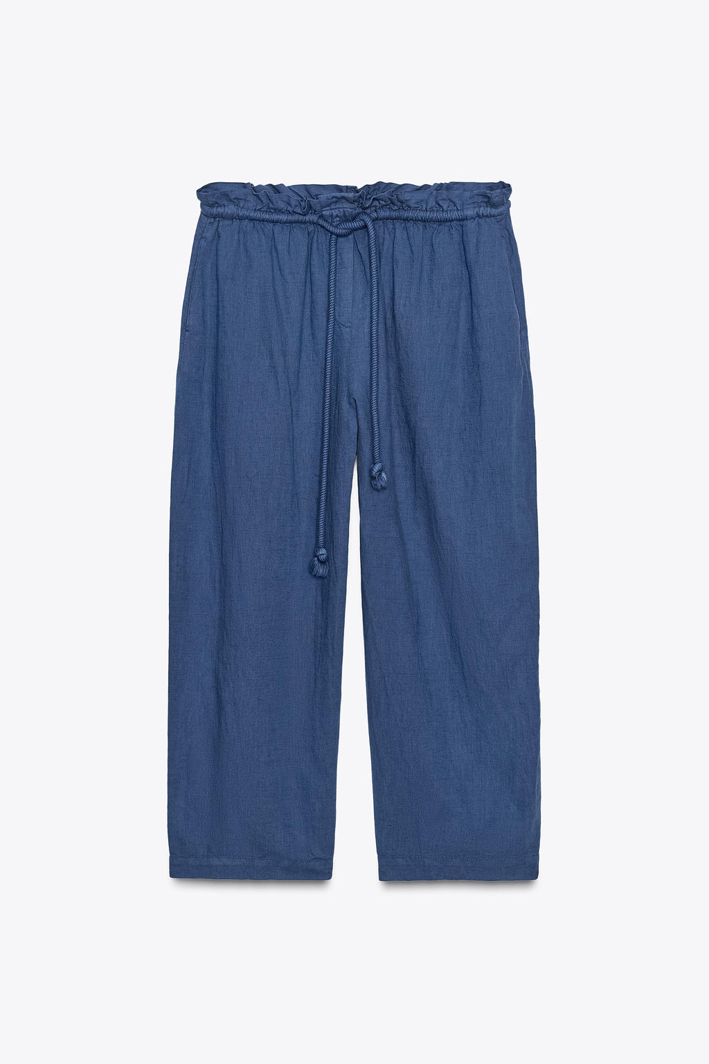 ZW COLLECTION LINEN BLEND TROUSERS - Zara фото 6