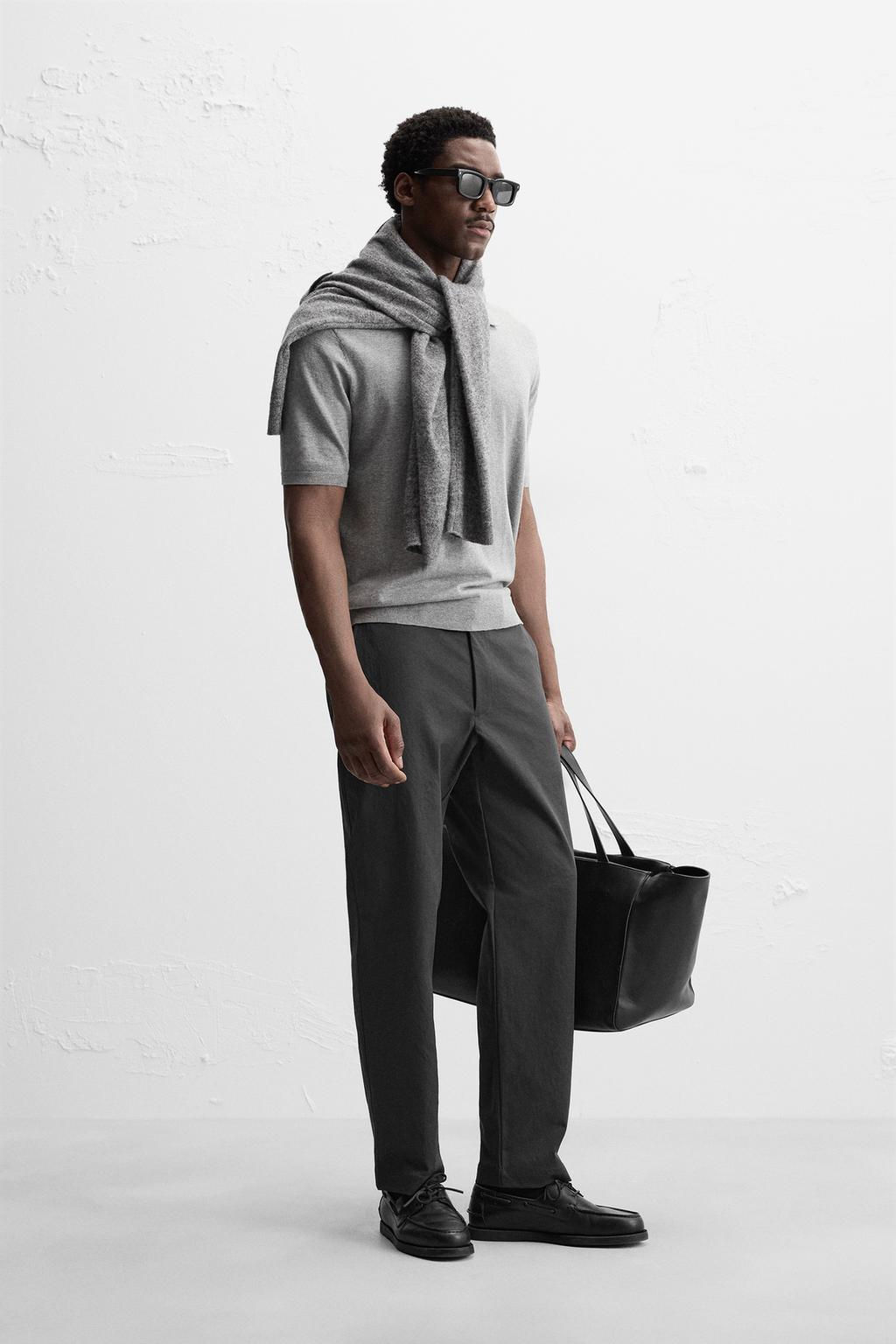 QUICK DRY CHINO TROUSERS - Zara фото 14
