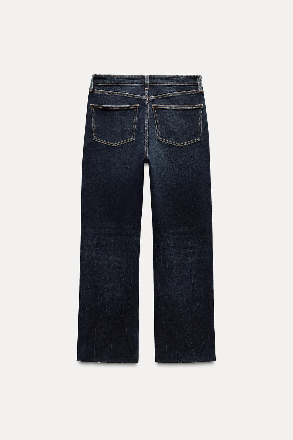 TRF CROPPED FLARE HIGH-WAIST JEANS - Zara фото 45