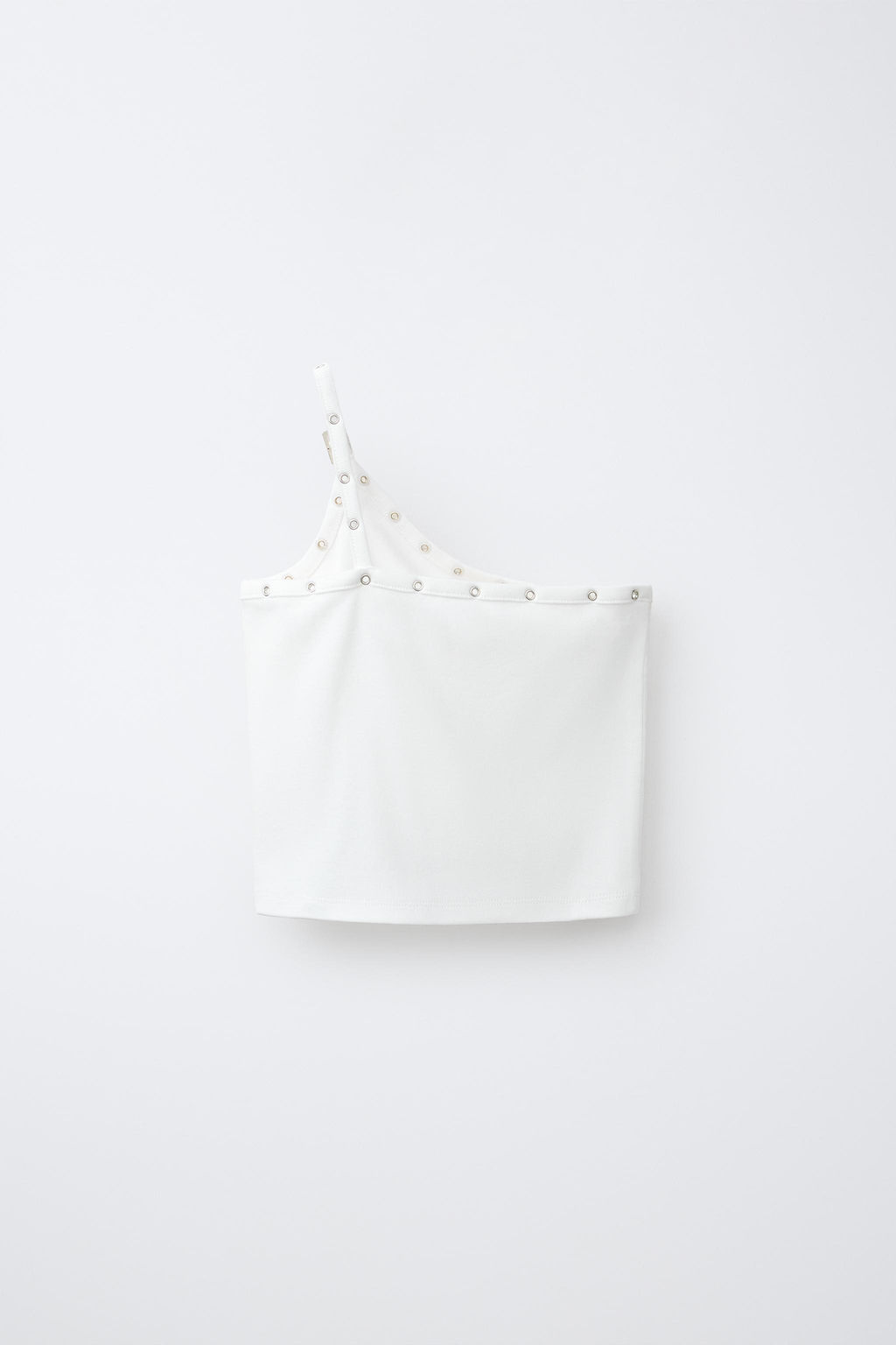 TOP ASIM?TRICO HEBILLAS / Blanco - Zara фото 2