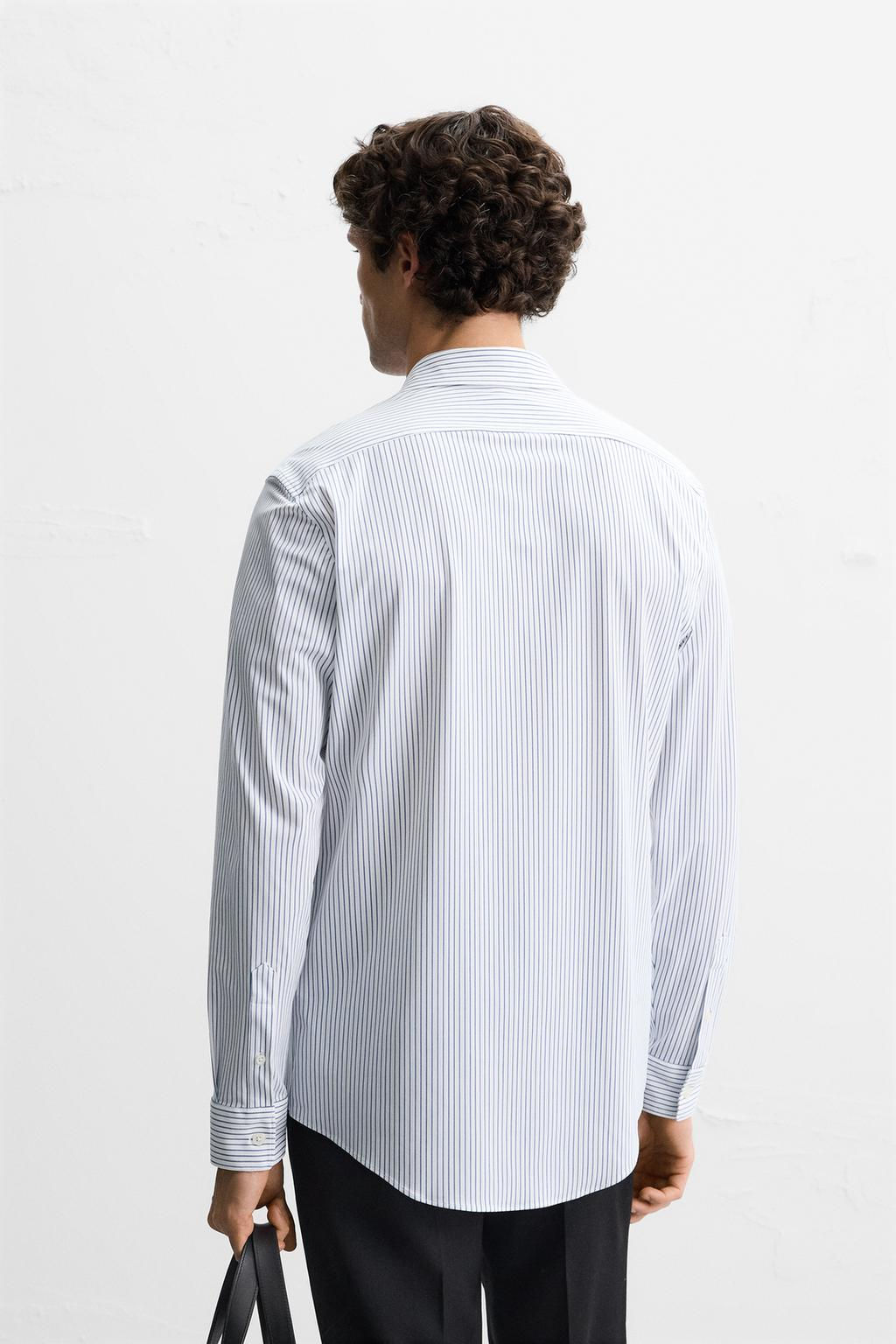 TEXTURED STRETCH SHIRT - Zara фото 11