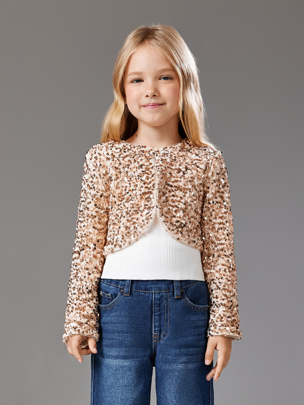 ACOOLA / Жакет детский для девочек Velentiya золотой