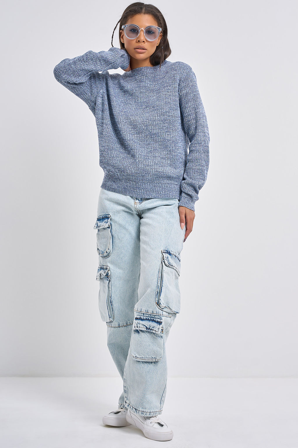 Джемпер вязаный свободный мод. 9324 - Fly фото 17