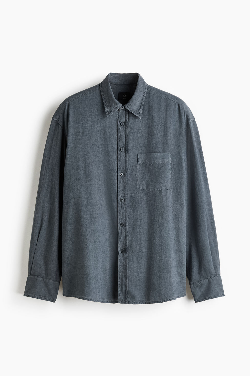 Camisa en mezcla de lino Relaxed Fit - H&m фото 2