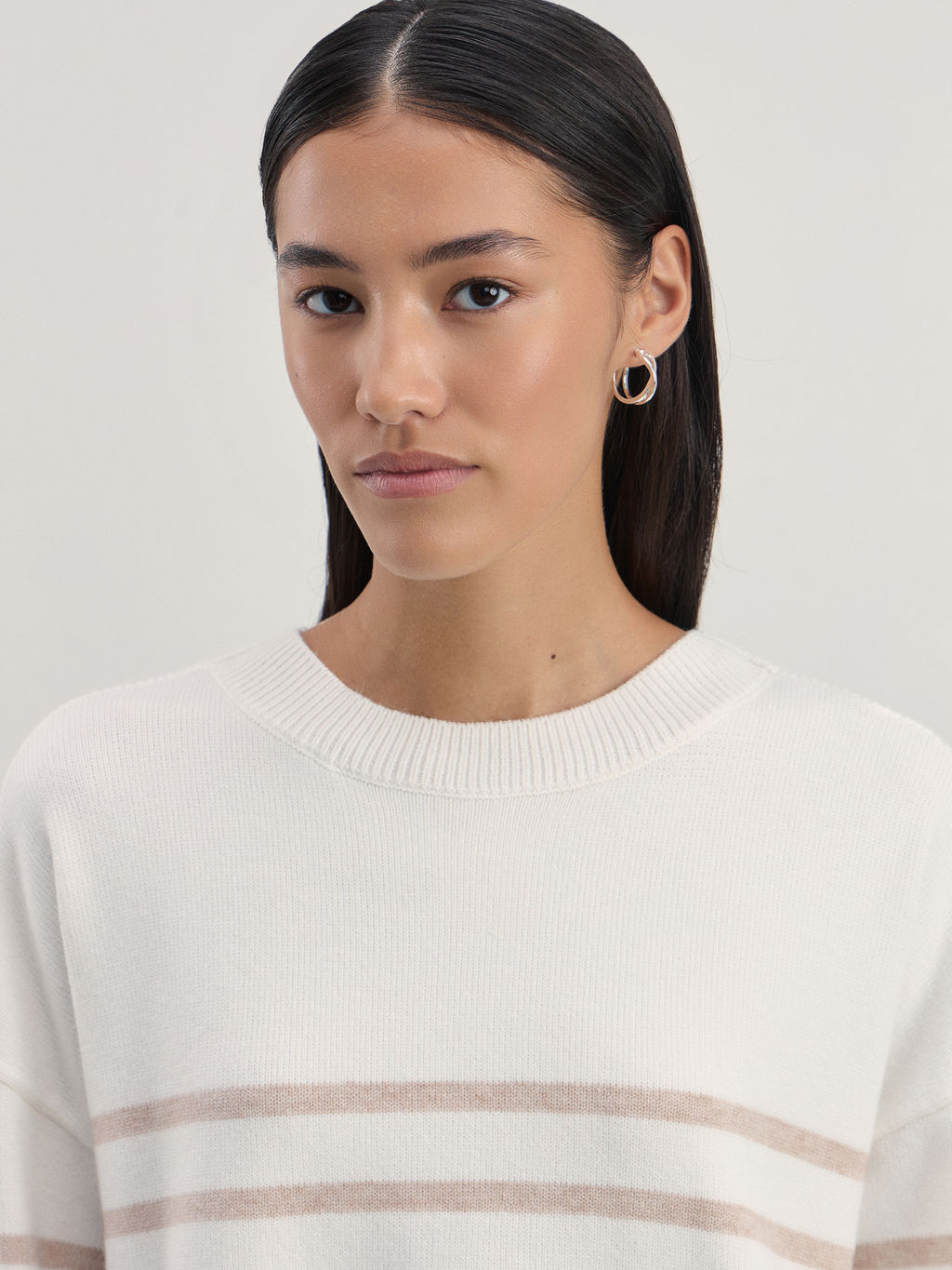 Джемпер в полоску из вискозы / Zarina  фото 6