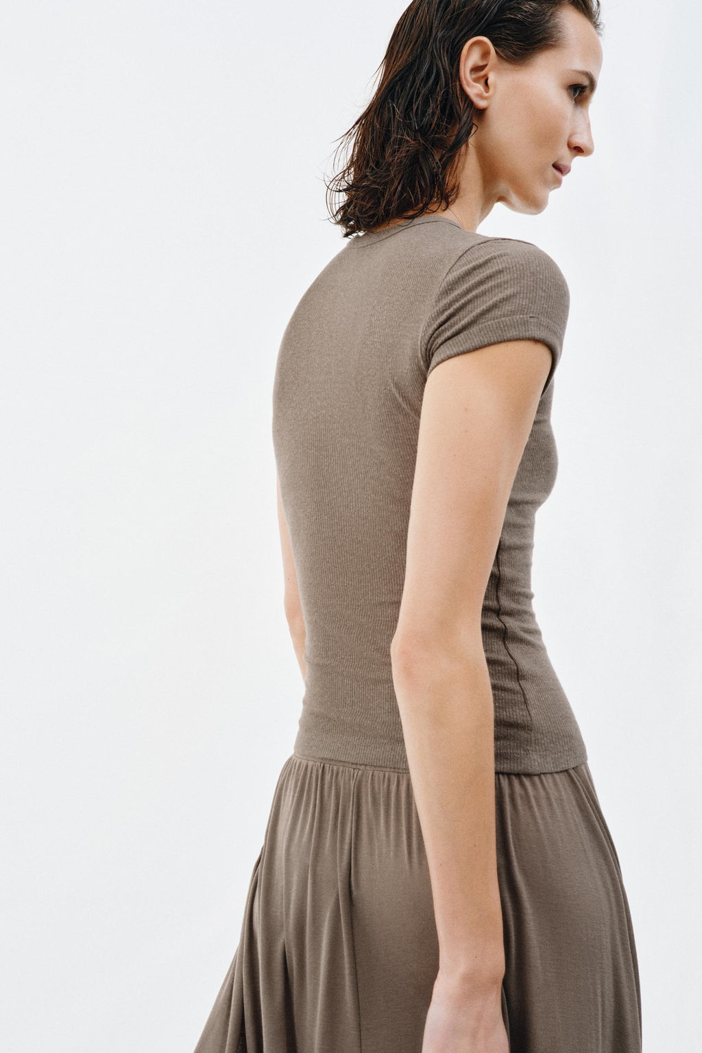 CAMISETA R?STICA CON LINO / Vis?n - Zara фото 3