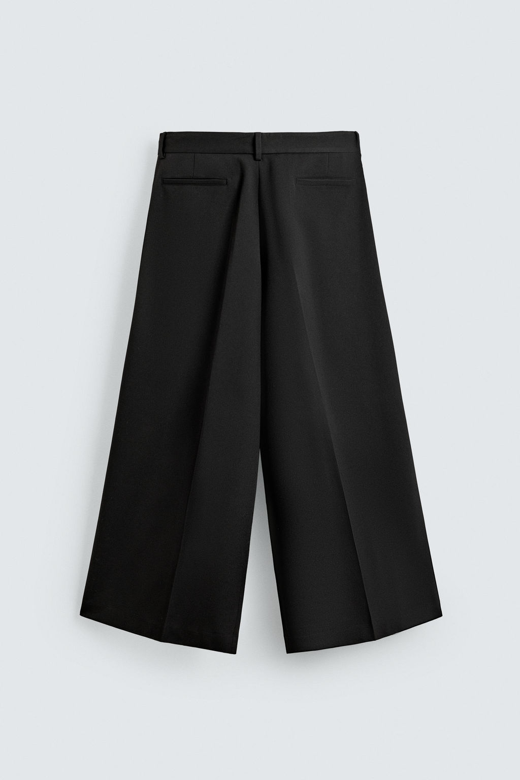 PANTAL?N WIDE FIT PLIEGUES / Negro - Zara фото 8