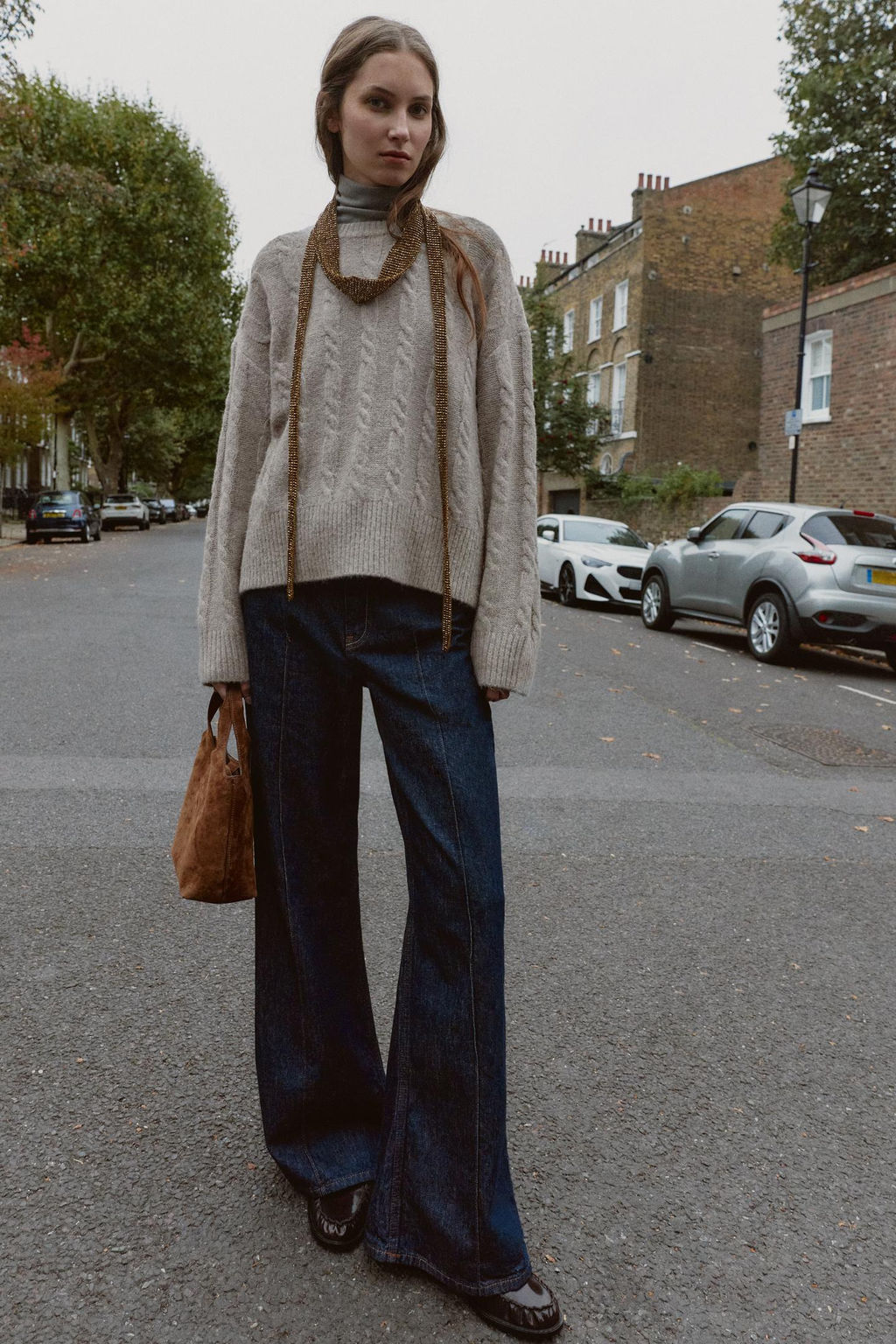 SOFT CABLE KNIT JUMPER - Zara фото 9