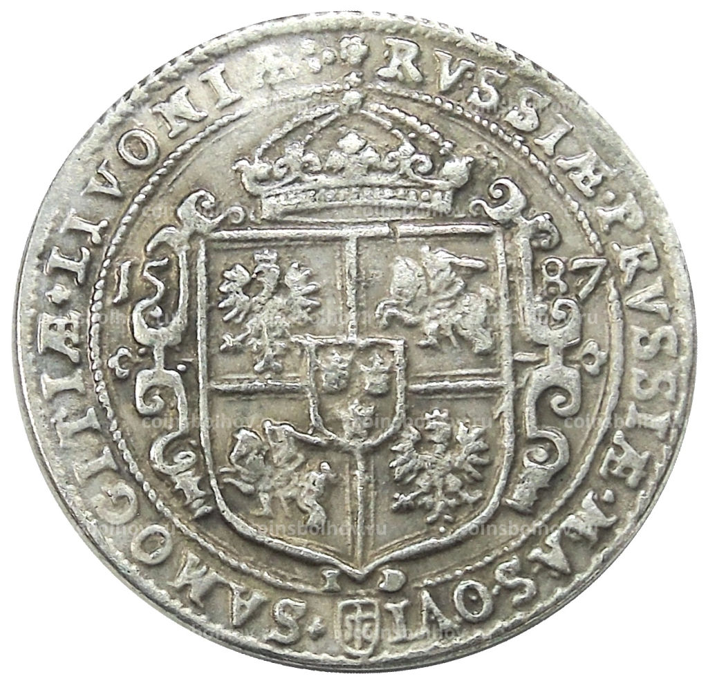 1 талер 1587 года Польша  Копия