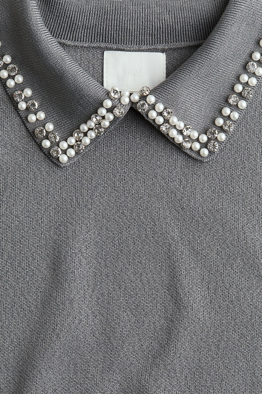 Top de punto con cuello decorativo - H&m фото 8