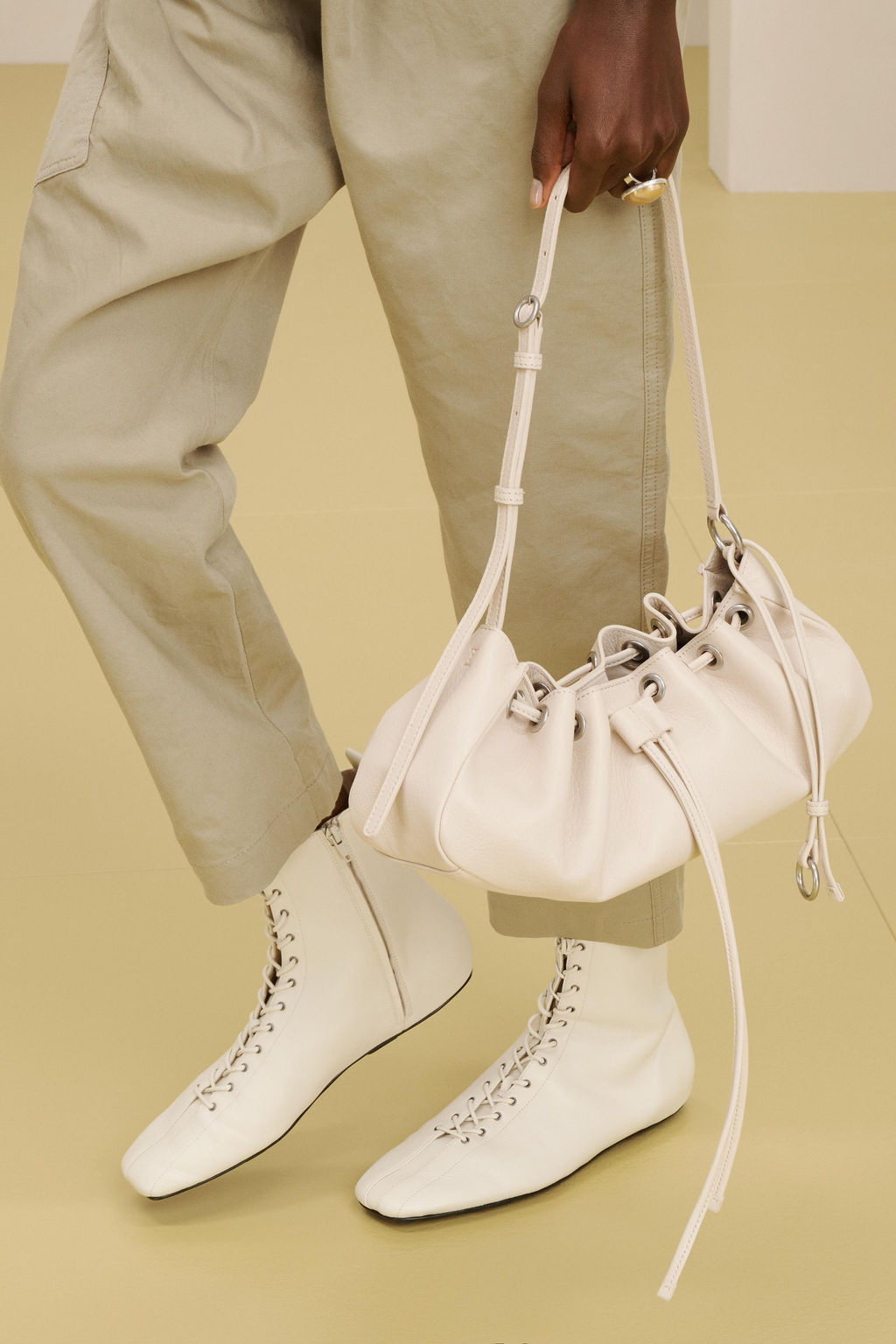 DRP PNT 16 / crudo/kaki - Zara фото 3