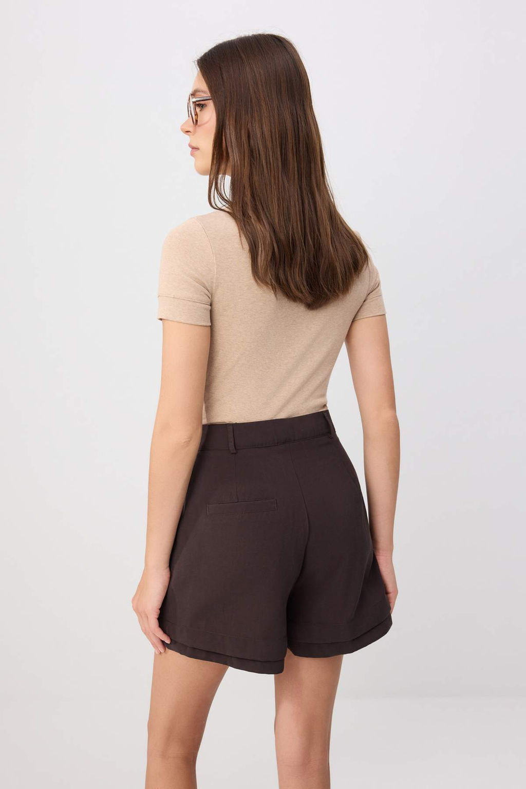 Kahverengi Modal K_sa _ort & Bermuda TWOSS26SR00056