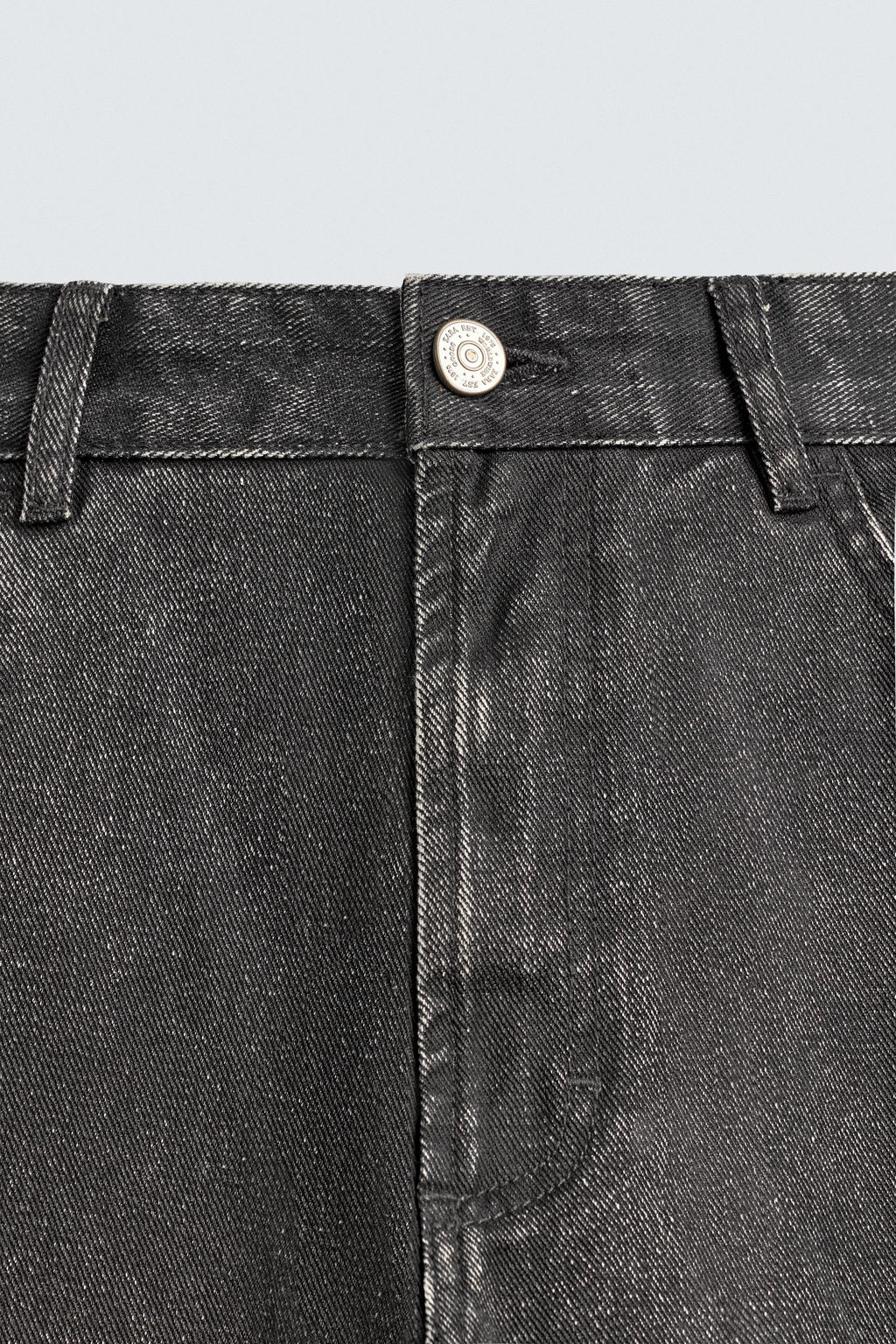 WAXED FINISH TROUSERS - Zara фото 8