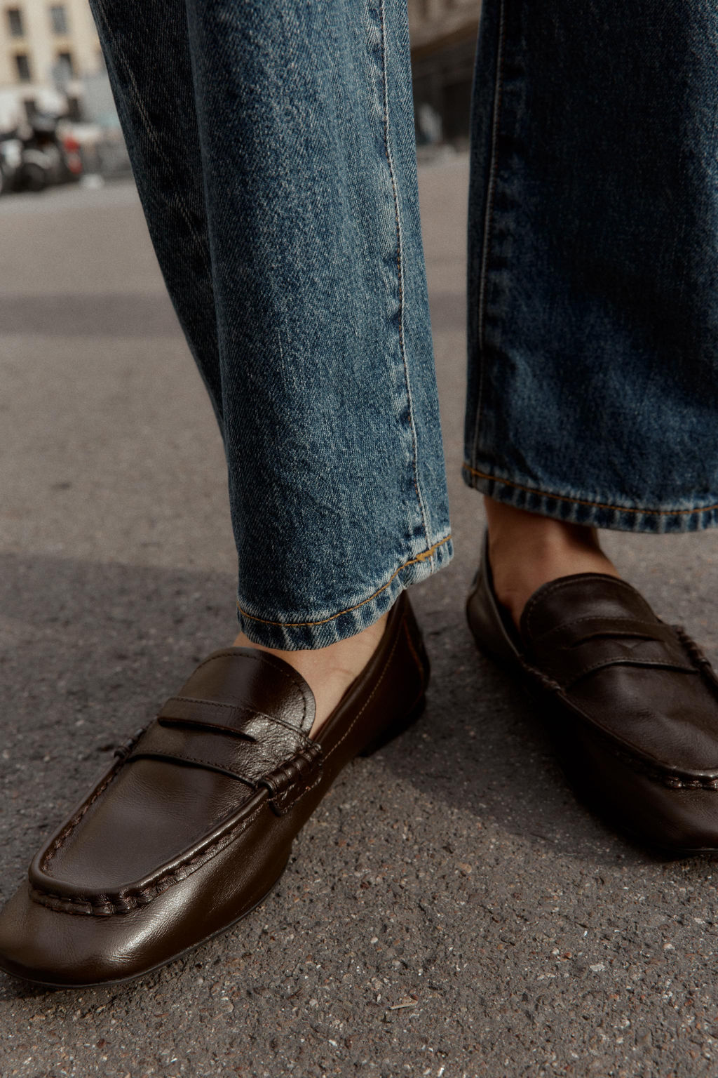 SOFT LEATHER LOAFERS - Zara фото 3