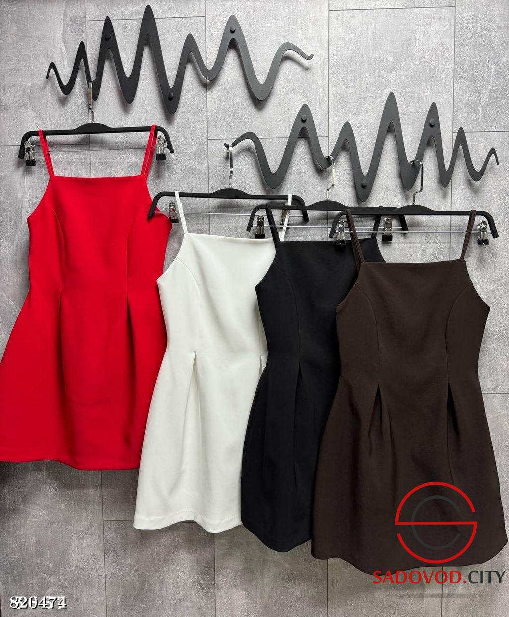 Мини силуэтное платье женское - Bruno фото 4