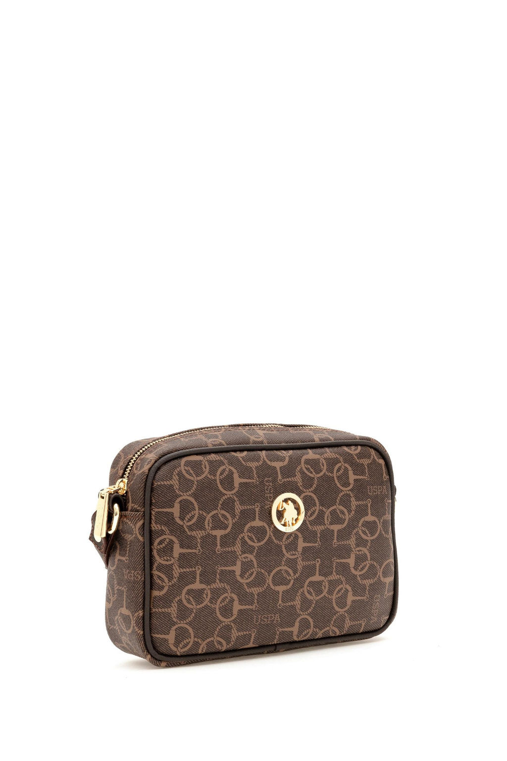 U. S. Polo Assn / Женская коричневая сумка через плечо - U.s. polo assn фото 4