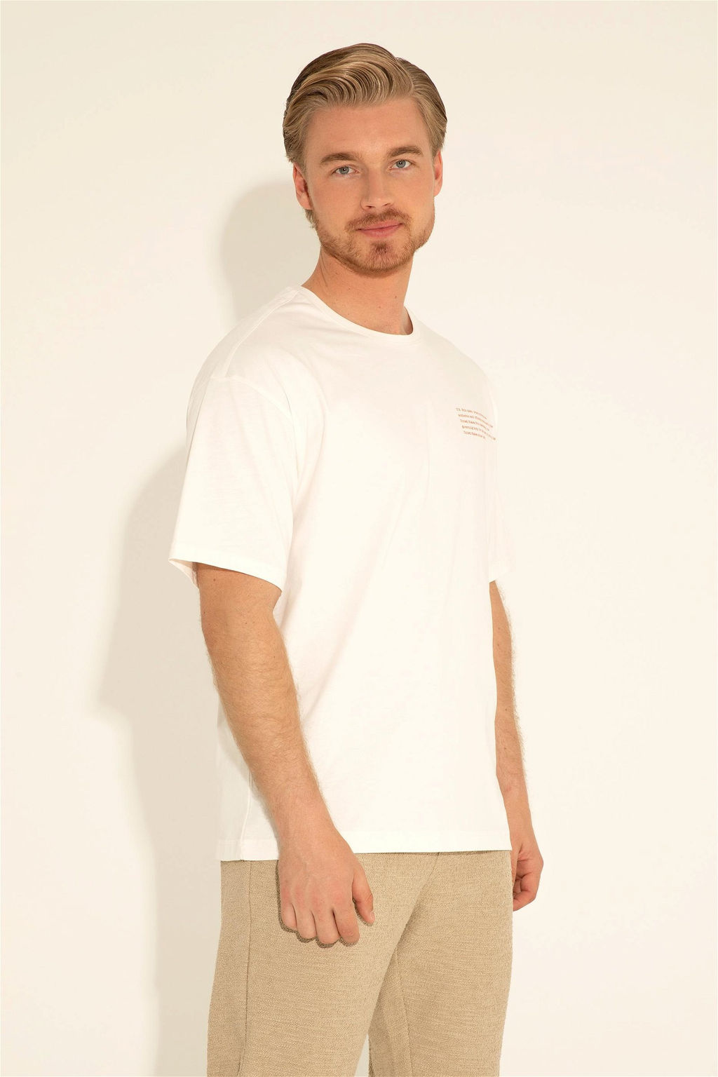 Мужская футболка цвета экрю - U.s. polo assn фото 9