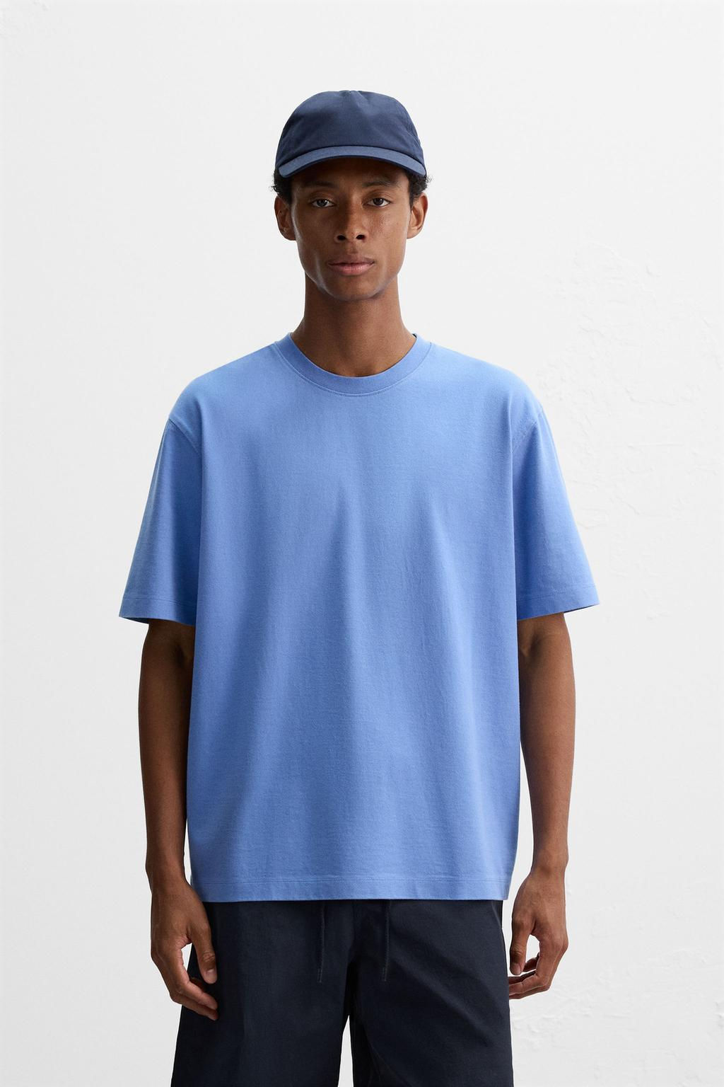 HEAVYWEIGHT SHORT SLEEVE T-SHIRT - Zara фото 3