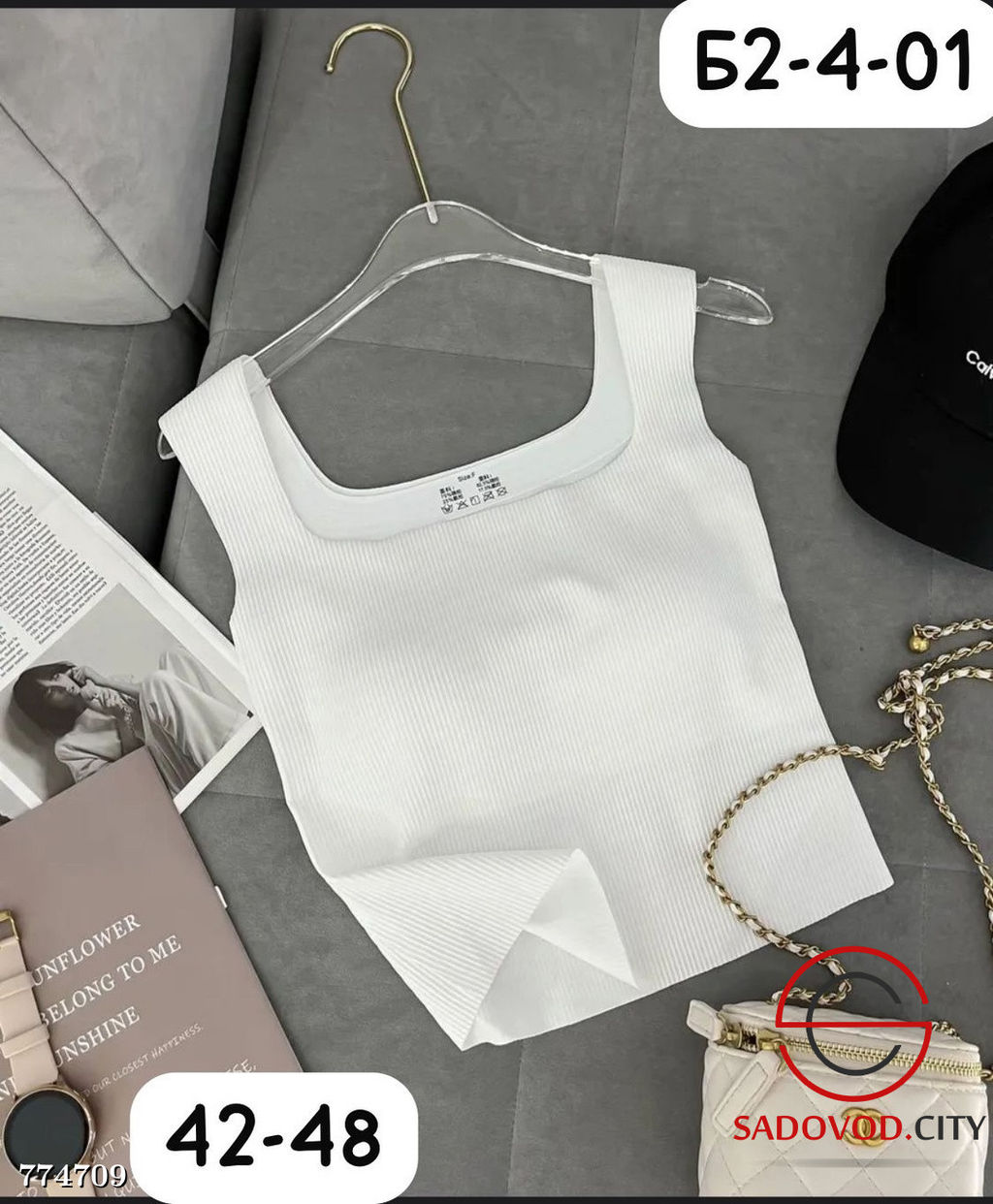 Топик майка женская с чашками