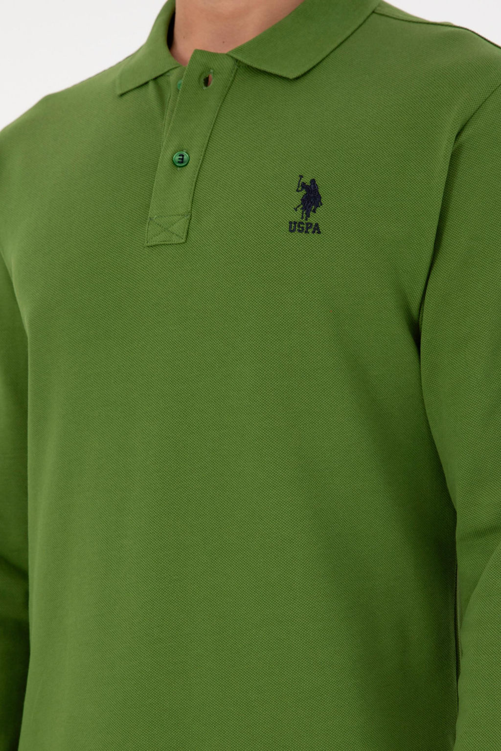 Мужской зеленый базовый свитшот Неожиданная скидка в корзине - U.s. polo assn фото 7