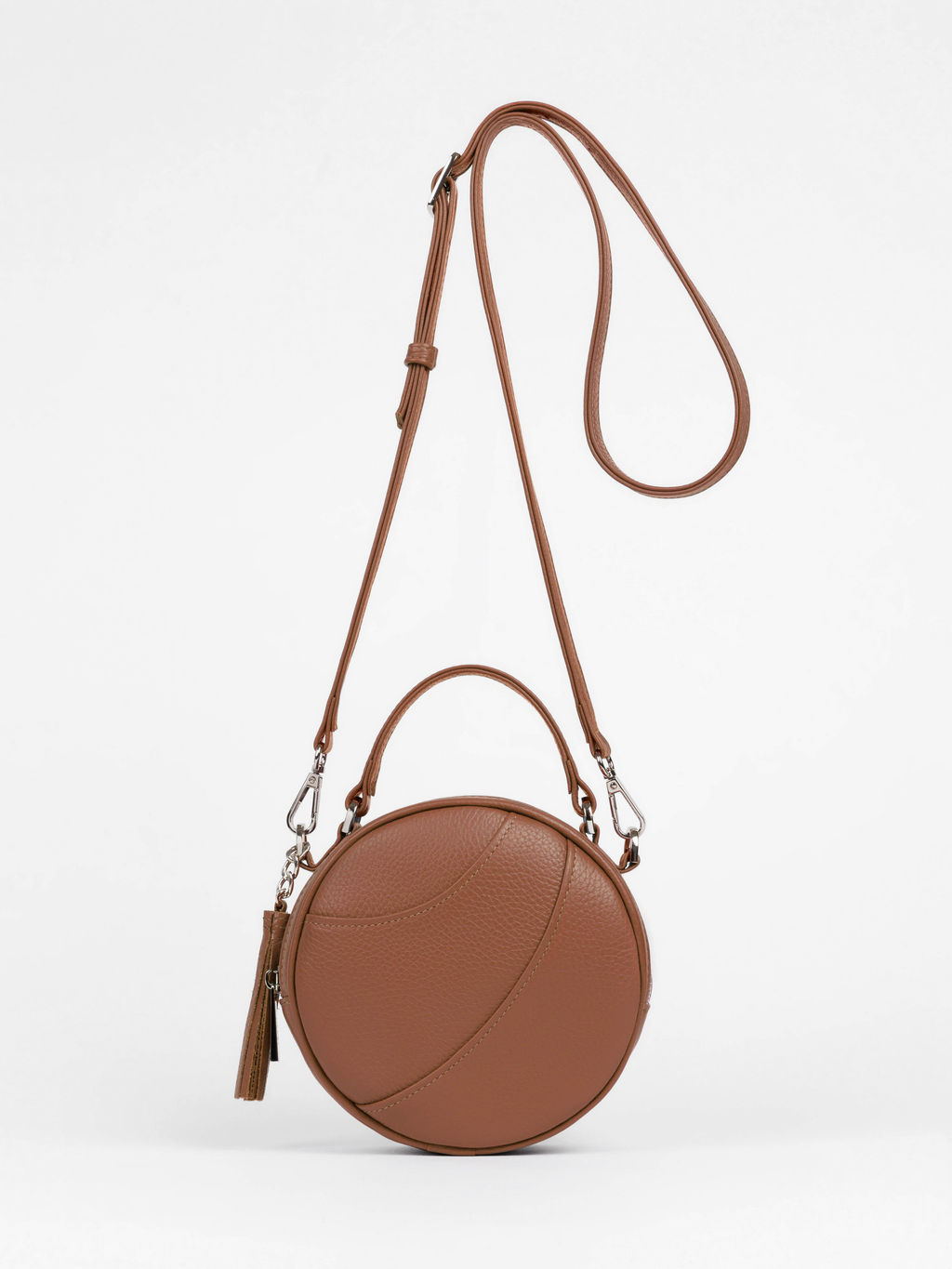 Женская кожаная сумка Richet 3201LN 662 Рыжий