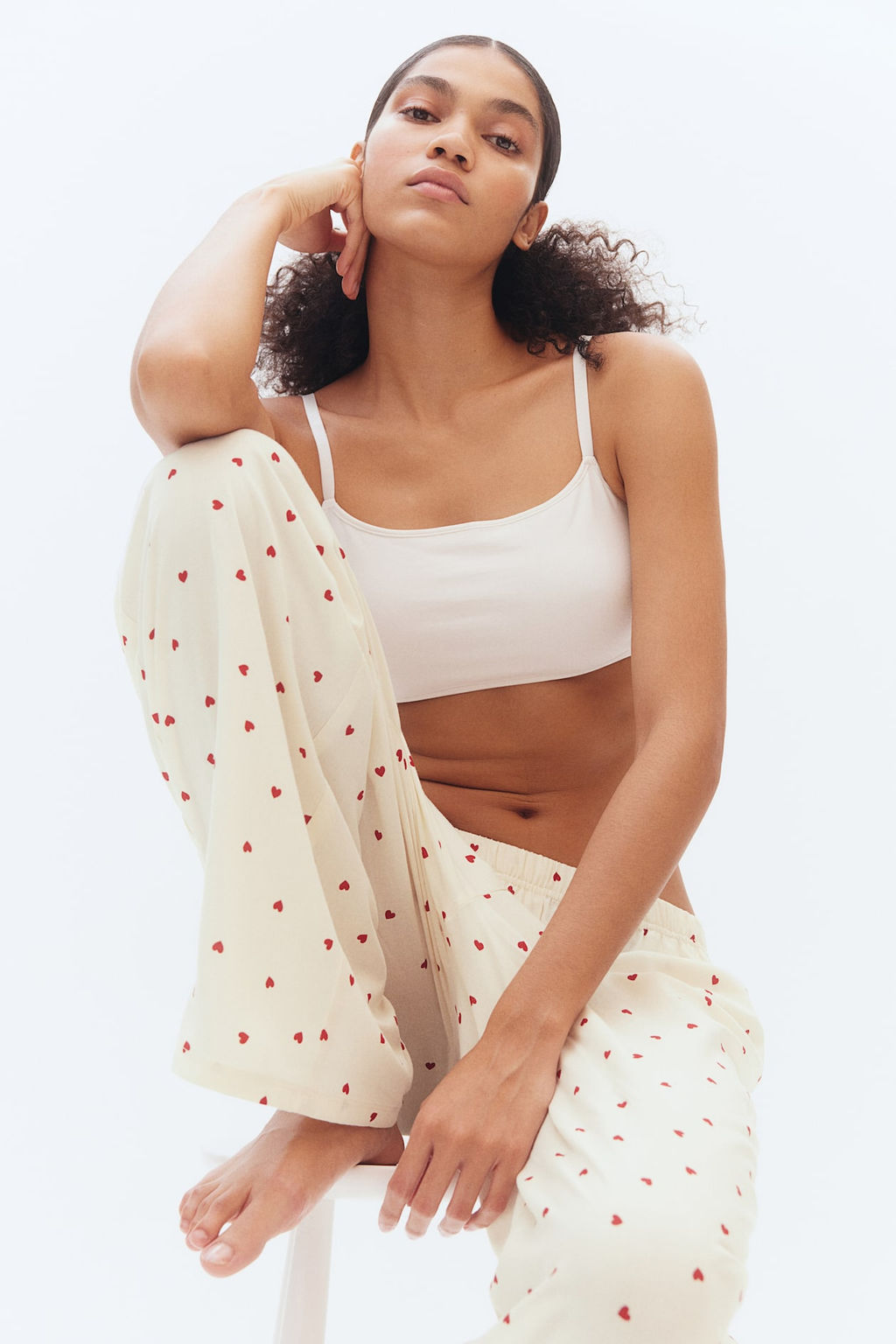 Pantalon de pijama en algodon - H&m фото 3