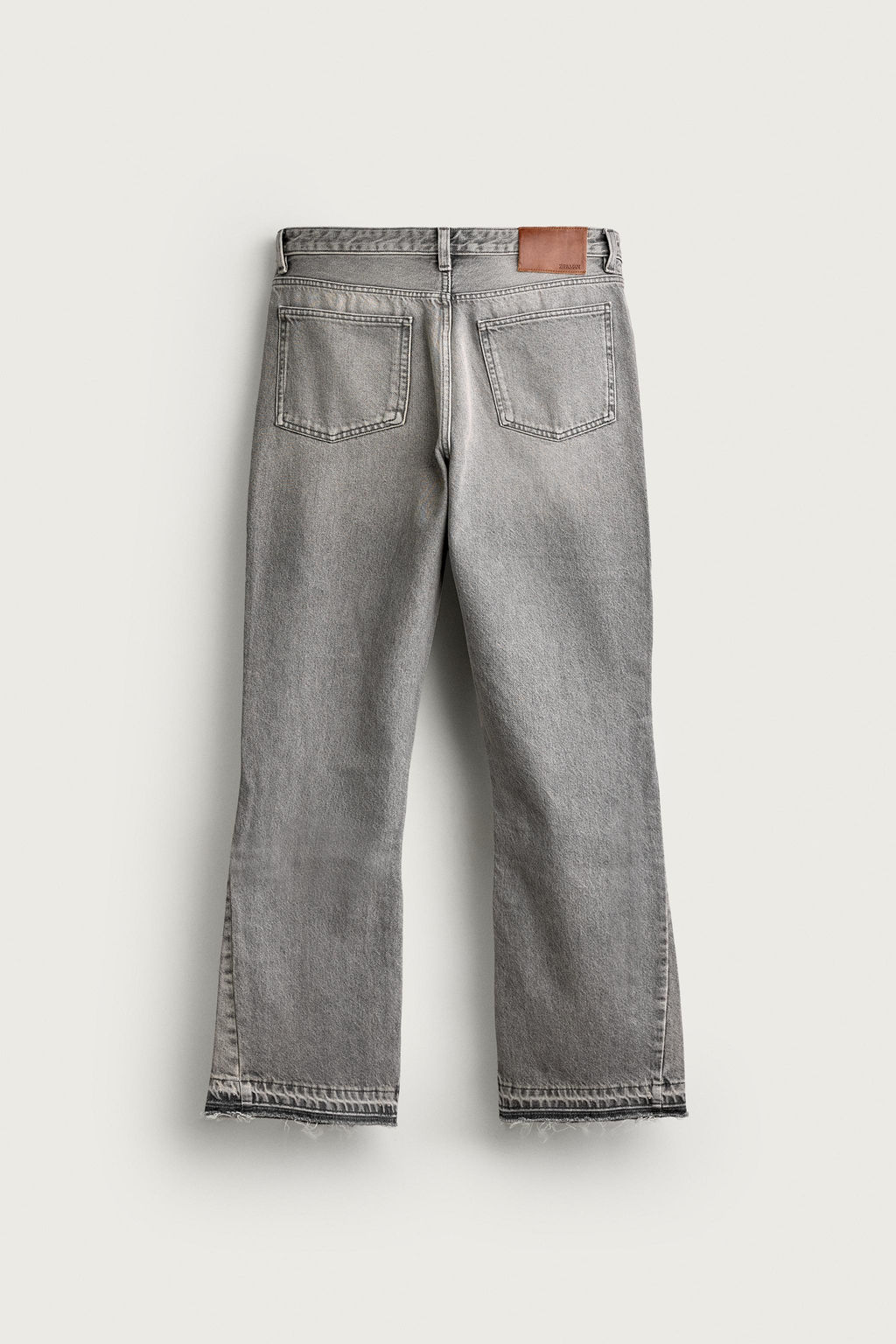 JEANS FLARE FIT / Gris - Zara фото 7