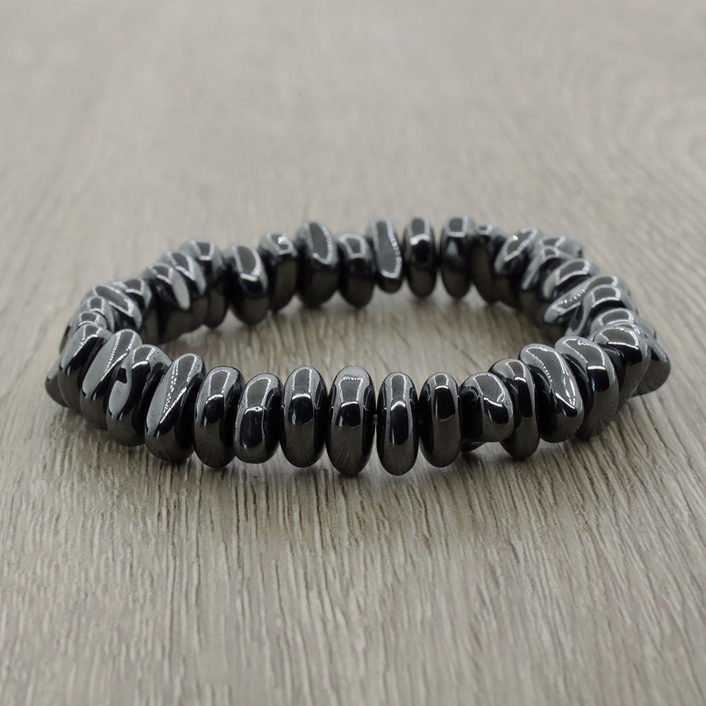Браслет Мета 7-11мм гематит хаотичный - Agat77 фото 2