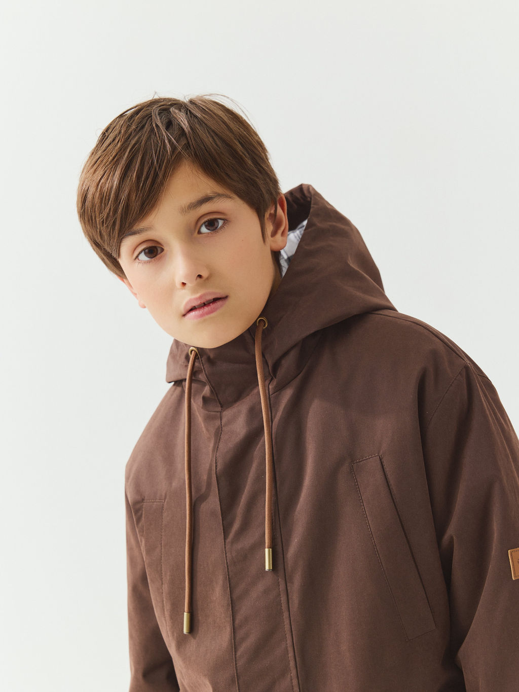 Парка демисезонная Шоколад 7+ - Bungly фото 8