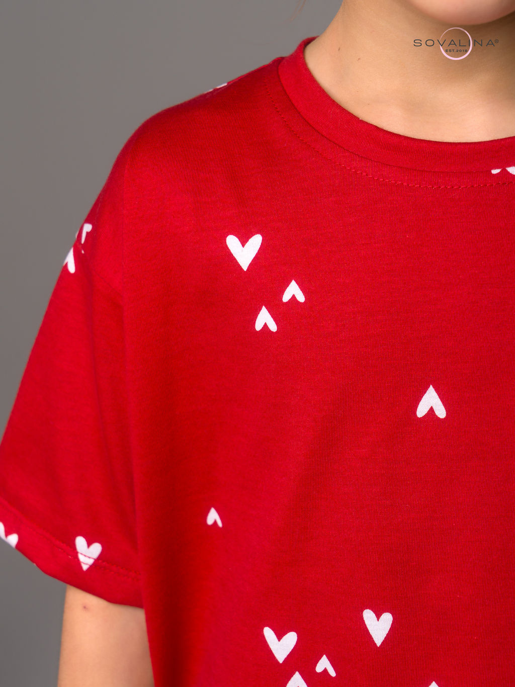 Костюм Daily girl беленькие сердечки mini - Sovalina фото 4