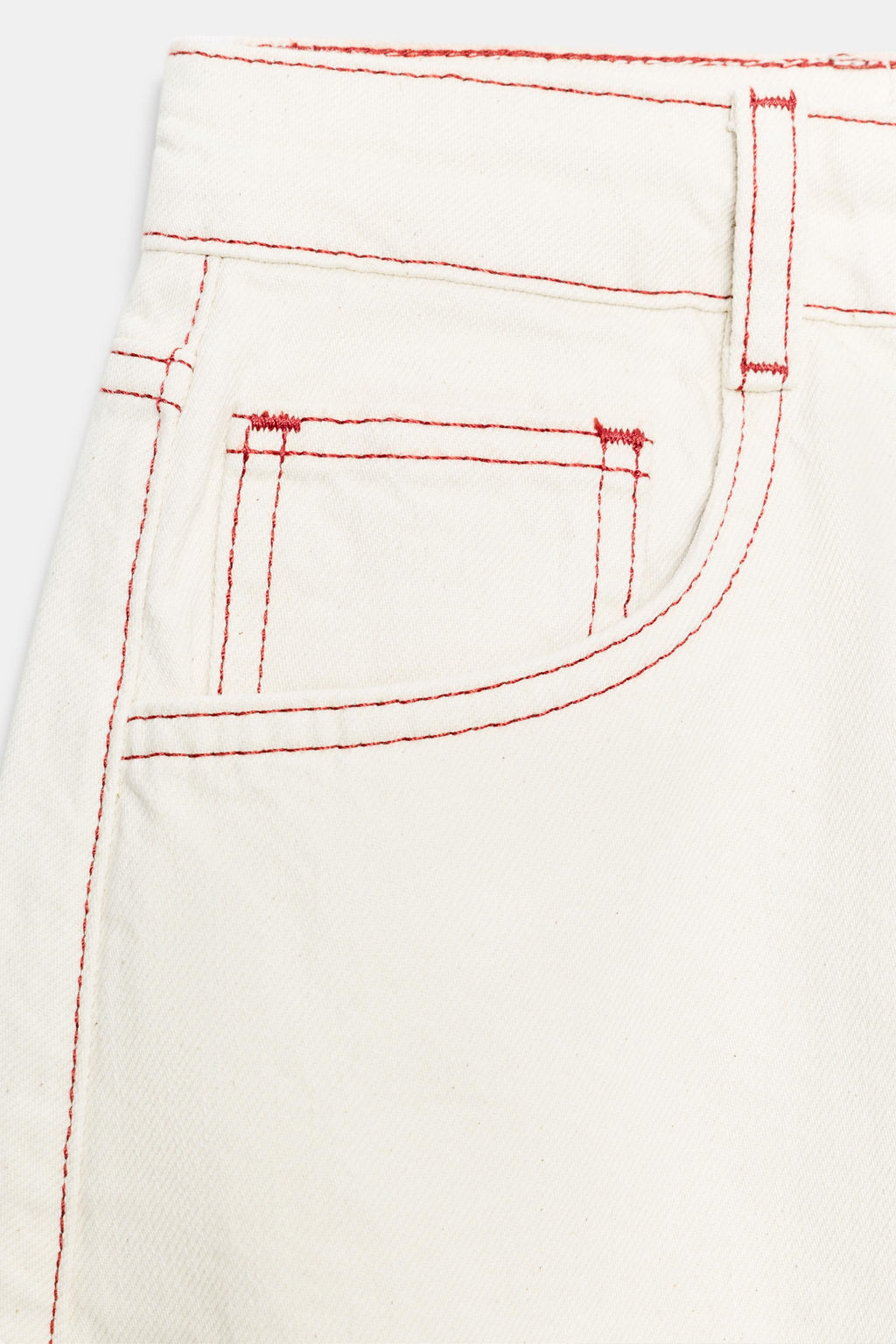 JEANS Z1975 BARREL TIRO MEDIO / Crudo