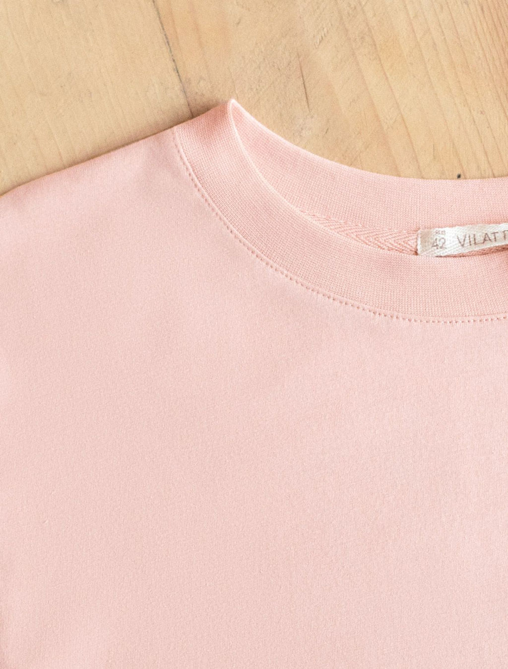 Футболка с принтом свободная из премиального 100% хлопка - Vilatte фото 5