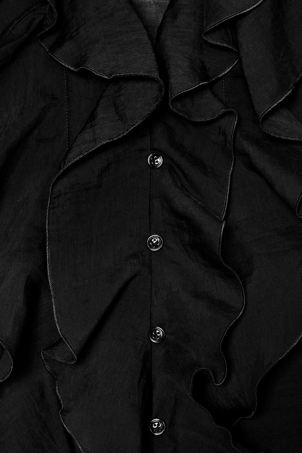 ZW COLLECTION RUFFLED SHIRT - Zara фото 8