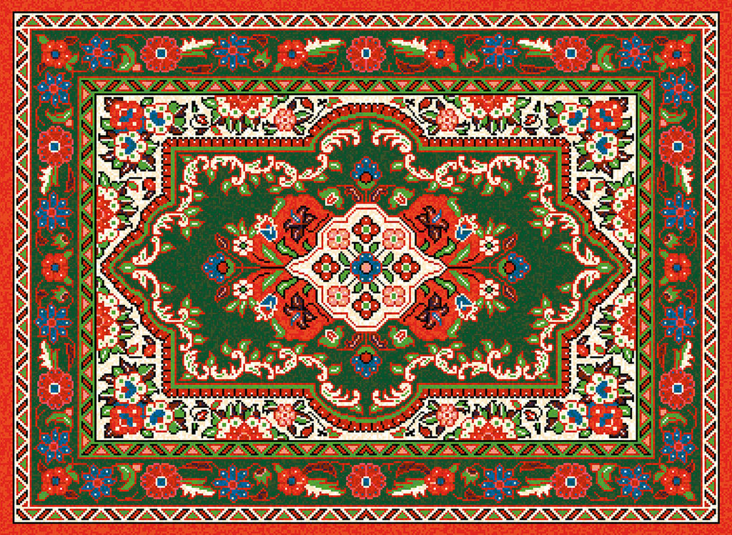 ФРЕЯ PZLF-031 Пазл фигурный деревянный Ковер из прошлого 156 элемент